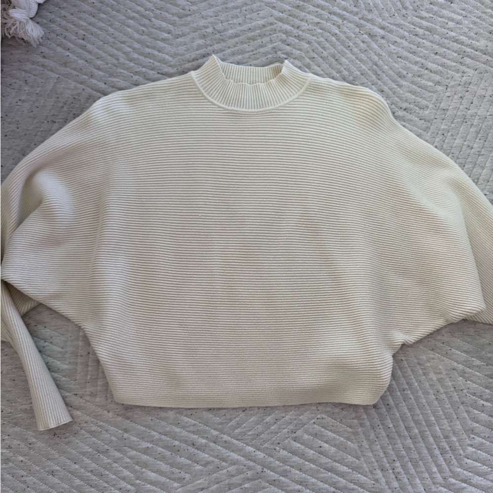 Zara Cream Turtleneck Sweater